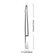 thumbnail image 2 of Eyebrow Tweezer for Precision Hair Removal, Stainless Steel Slanted Tip Tool, Facial Hair Plucker for Shaping – 1 Piece, 2 of 7