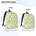 thumbnail image 4 of Daiia Kawaii Avocado Vintage Canvas Backpack for Men and Women ,Hiking Backpack,Travel Laptop Bag for School,Large Capacity Backpack, 4 of 8