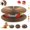Brown-n1Pcs, variant on UYWZQ-2 PCS Magic Organ Cat Scratcher Board with 6 Balls, Foldable Recyclable Accordion Cats Toy with Ball and Track Adventure, Cat Scratching Pad, Retractable Reversible Furniture Protector(Brown)
