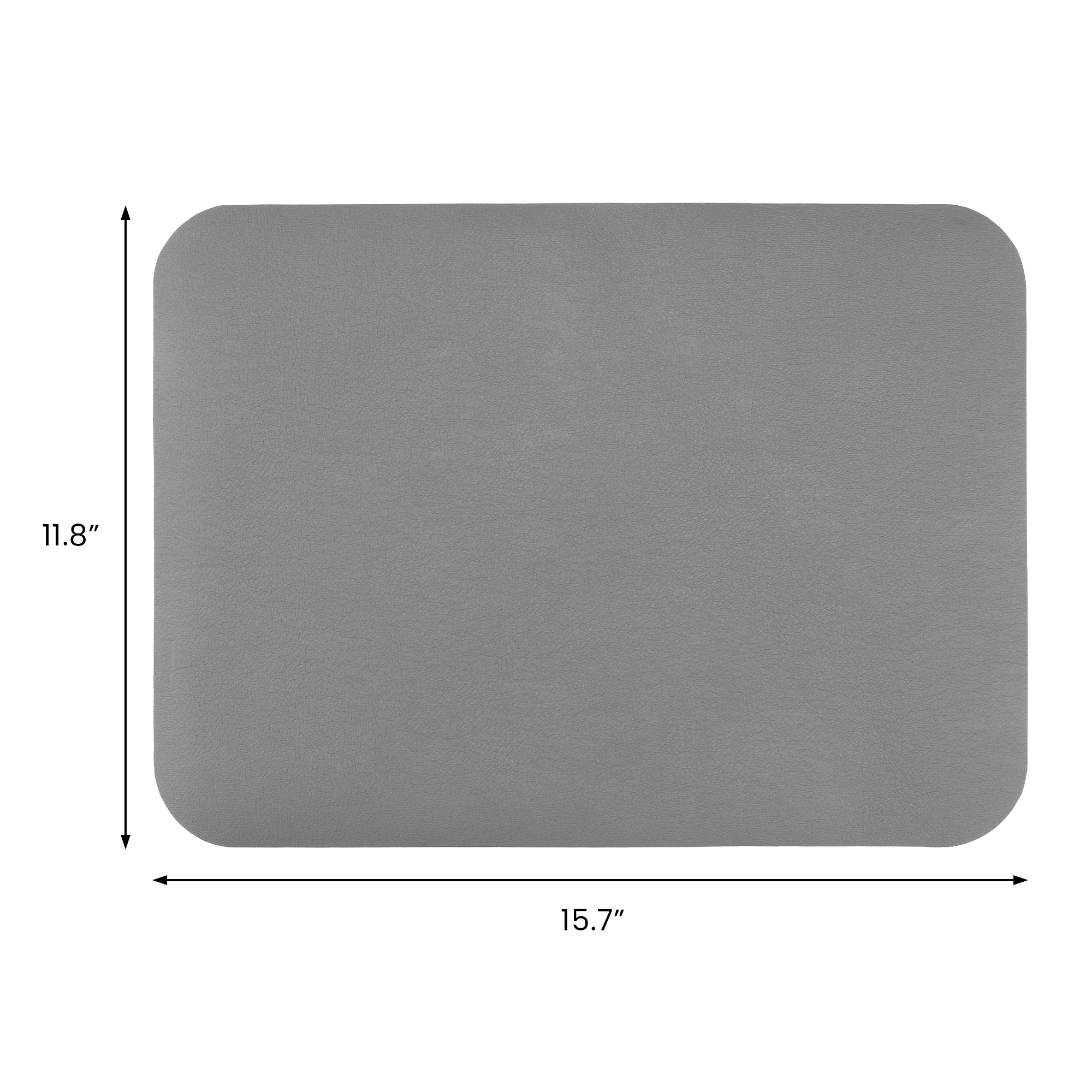 Unique Bargains Large Quick Dry Coffee Bar Mats for Countertop Dark Gray 15.7*11.8 inch