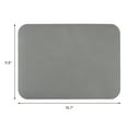 thumbnail image 7 of Large Diatomaceous Stone Dish Drying Mat, Quick Dry Coffee Bar Mats for Countertop, Dishes, Cups, and Utensils Dark Gray 15.7*11.8 inch, 7 of 7