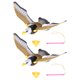 thumbnail image 1 of KAKOWELY 2 juegos de juguetes electrónicos de águila voladora para bebés, honda voladora, pájaros parpadeantes, 1 of 5