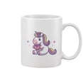 thumbnail image 2 of Kawaii Unicorn Eating A Donut Mug -Image by Shutterstock, 2 of 3