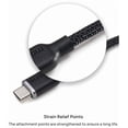 thumbnail image 6 of mophie charge stream USB-C to USB-C 2m/6ft Cable - 60W Power Delivery Enduraflex Silicone Ultra-Durable Braided Design for Everyday Use, 6 of 8