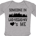 thumbnail image 4 of Inktastic Las Vegas Nevada Someone Loves Me Skyline Boys or Girls Long Sleeve Baby Bodysuit, 4 of 5