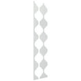 thumbnail image 4 of Ekena Millwork 47"H x 1/8"T Marrakesh Adjustable Acrylic Decorative Slat Wall Panel Kit, White (contains 11 Slats + 1 Straight Edge Starter Slat), 4 of 11