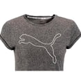 thumbnail image 3 of Playera Puma ACTIVE LOGO HEATHER Mujer 586394 gris XS Puma 58639416, 3 of 3