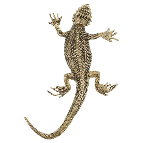 Vintage Brass Lizard Figurine Realistic Lizard Sculpture Small Animal Sculpture Elegant Lizard Decoration Charming Lizard Statue Tea Pet Decoration