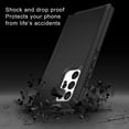 thumbnail image 5 of Designed for Samsung Galaxy S23 Ultra Heavy Duty Case, Triple Layer Protection Shockproof Dropproof Dustproof Anti-Scratch Phone Case Cover for Samsung Galaxy S23 Ultra,Black, 5 of 7