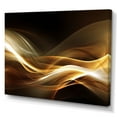 thumbnail image 2 of Designart "Gold Elegant Modern Sofa II" Modern Waves Wall Art Living Room, 2 of 5
