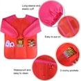 thumbnail image 3 of Kids Art Smocks Toddler Smock Waterproof Artist Painting Aprons Long Sleeve with 3 Pockets for Age 2-8 Years Gifts, Waterproof Art Painting Crafts Apron with Pockets, 3 of 6