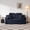 Dark Grey-Standard, variant on 141" Super Large High Backrest Sectional Sofa&Couch, U-Shaped Soft Corduroy Modular Boneless Sofa with Deep Seat for Living Room Bedroom