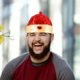 thumbnail image 4 of Chapeau de Jeu de Rôle Empereur Royal Chinois pour Adultes avec Queue de Cheval, Chapeau de Cosplay Traditionnel, 4 of 9