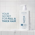 thumbnail image 3 of (6 pack) Native Full & Thick 2 in 1 Men's Shampoo and Conditioner, Sea Salt & Cedar, 16.5 fl oz, 3 of 13