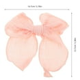 thumbnail image 6 of DEEPCRAFF 4-Pack Decorative Bow Hair Clips in Assorted Colors, Soft Fabric Accessories for Parties and Daily Wear, 6 of 6
