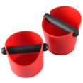 thumbnail image 5 of Caja para golpear café, caja para golpear café expreso que absorbe los golpes para moler café barista, contenedor de basura antideslizante para café expreso, tipo A, naranja, 5 of 5