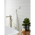 thumbnail image 2 of Amerock Benton Transitional Double Prong Satin Nickel Wall Hook, 2 of 9