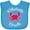 Turquoise, variant on Inktastic Rehoboth Beach Delaware Boys or Girls Baby Bib