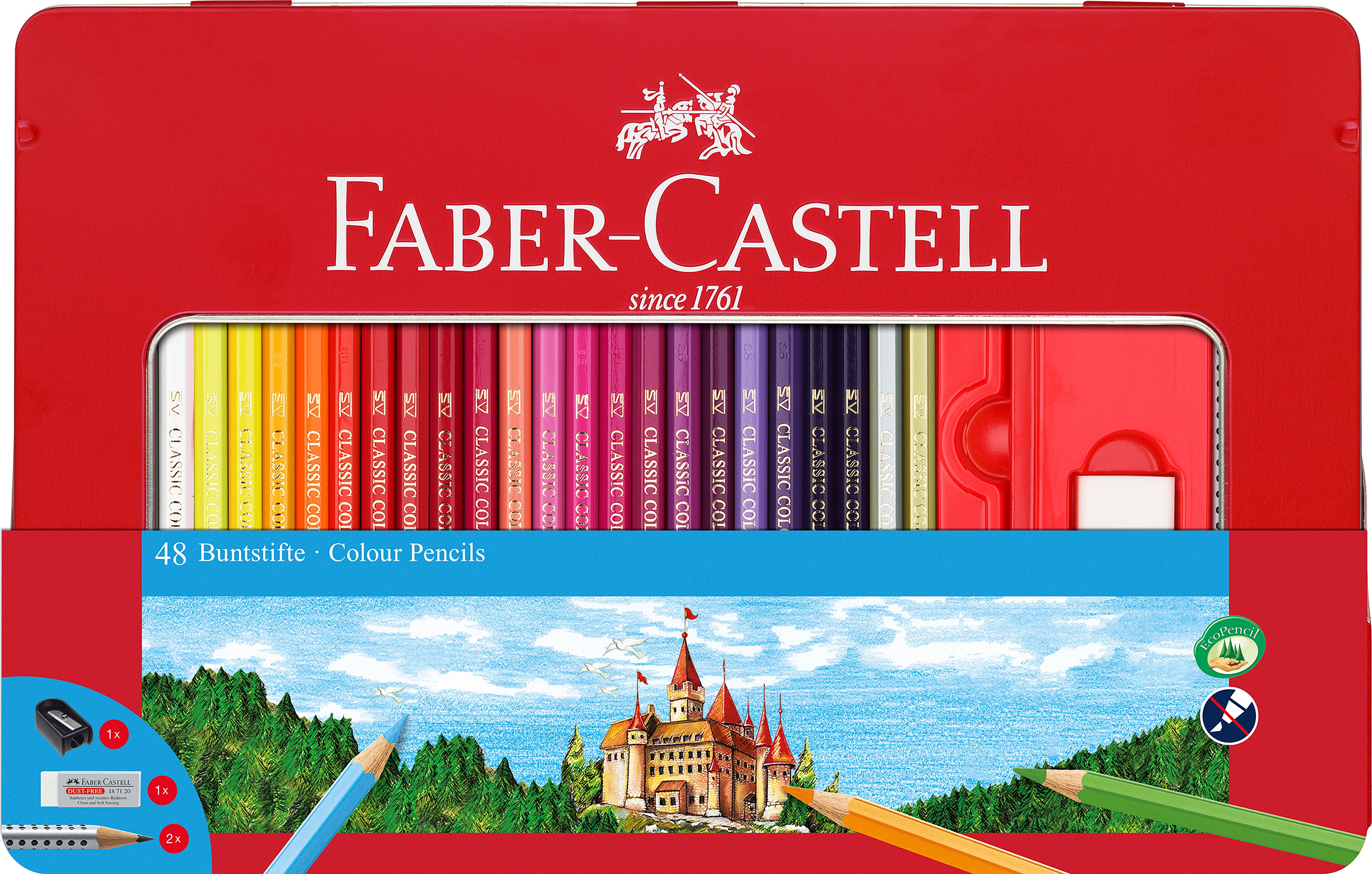 18er Set Retro Faber Castell Buntstifte Retro Style 