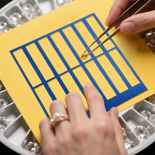 Outils de Mesure Règle de Grille de Précision pour Création Artistique Outil de Grille Imprimé 3D avec Carré et Multiple Rectangle pour Projets de Bricolage de Perçage Précis