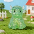 thumbnail image 6 of STPToys Stress Relief Highland Cow Green Glitter Slow Rising Squeeze Sensory Cow Anxiety Relief Gifts Party Favor, 6 of 7