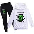 thumbnail image 1 of Minecraft sudadera infantil confeccionada con capucha + pantalón conjunto de 2 piezas PH2088A, 1 of 1