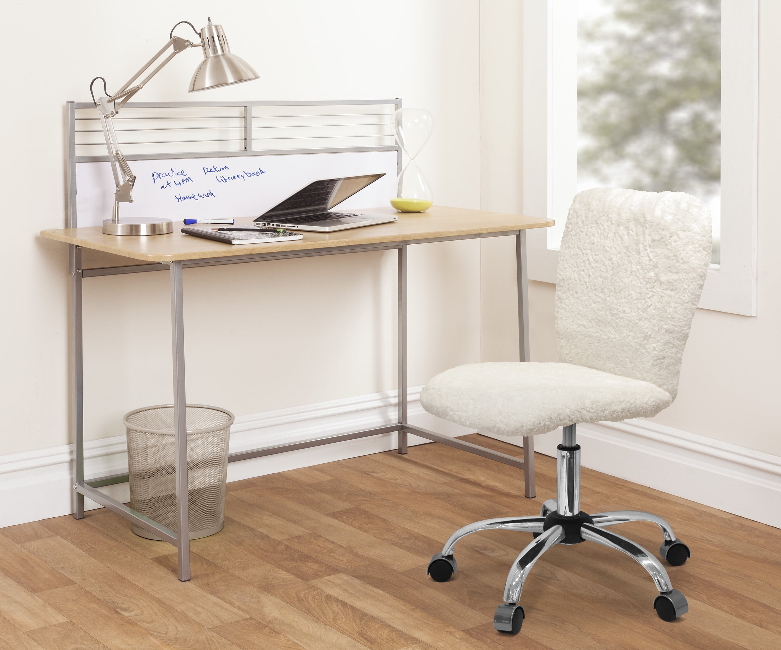 Urban Shop Faux Fur Task Chair Walmart