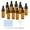 Amber 5ml Black-cover 10Pcs, variant on 5 Pack Blue Glass Dropper Bottle with 1 Funnels & 1 Dropper & 14pcs/sheet small bottle stickers 30ml Glass Bottles for Essential Oils, Liquids