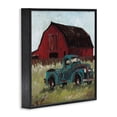 thumbnail image 3 of Stupell Industries Truck & Red Barn Black Framed Giclee Art design by Wani Pasion, 12 x 12, 3 of 8