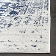 thumbnail image 4 of SAFAVIEH Madison Katina Traditional Runner Rug, Cream/Navy, 2'3" x 6', 4 of 8