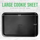 thumbnail image 2 of Bandeja antiadherente para galletas NutriChef de 17", grande, gris, de metal de carbono de calidad comercial para restaurantes, 2 of 6