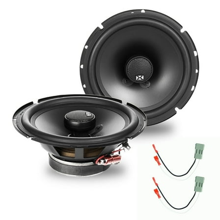 NVX Front Door 6.5" Coaxial Car Speaker Upgrade Pack for Select 2003-2011 Honda Element 540W Peak