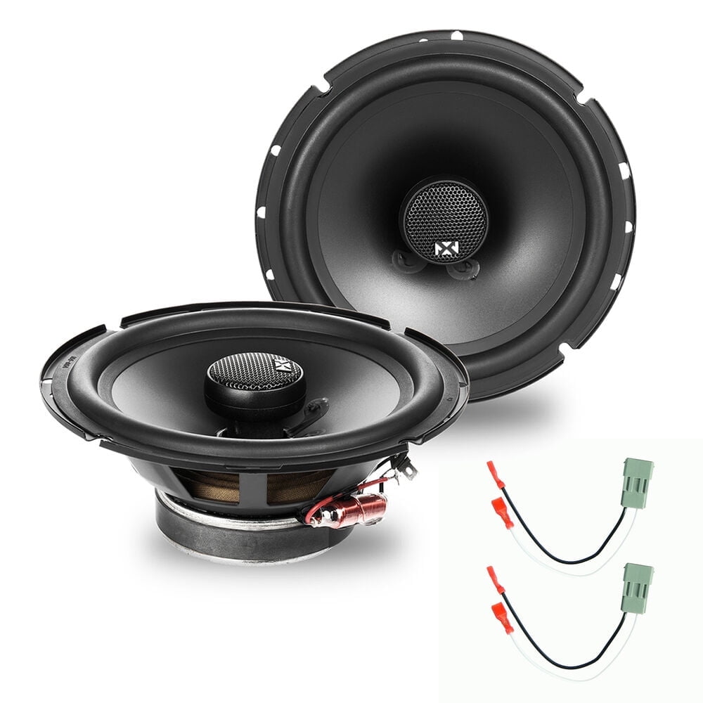 NVX Front Door 6.5" Coaxial Car Speaker Upgrade Pack for Select 2003-2011 Honda Element 540W Peak