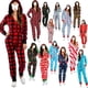 thumbnail image 3 of Onesies pijamas Unisex para mujer, disfraces cálidos para otoño e invierno, ropa de dormir para hombre, mono de dibujos animados, ropa de casa de Navidad para mujer 2022, 3 of 4