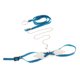 thumbnail image 1 of Angel Wings Correa Ajustable Para Arnés De Reptil Para Lizard Outdoor Walk Blue Sunnimix Reptil lagarto correa de arnés, 1 of 8