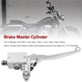 thumbnail image 4 of 7/8" 22mm Right Brake Master Cylinder for GY6 50cc 110cc 125cc 150cc 250cc Taotao Sunl Roketa Kazuma Baja Scooter Moped ATV 4 Wheeler Dirt Pit Bike-Silver, 4 of 5