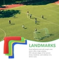 thumbnail image 1 of UPGRATOR 4 Pcs Basketball Court Accessories PVC Markers Indicate Court Lines for Athletes, 1 of 4