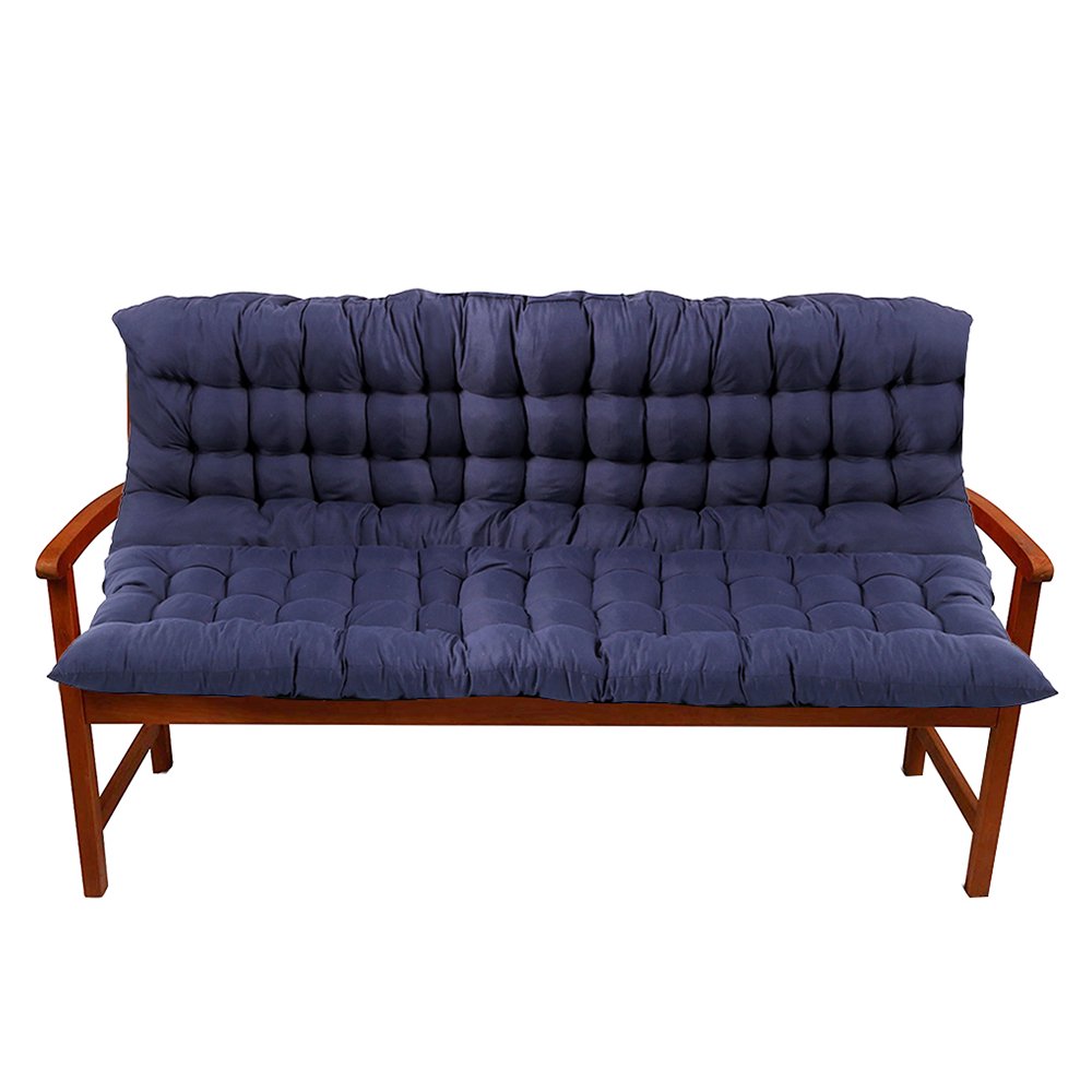 3 Seater Garden Bench Cushion HOTBEST Outdoor Bench Cushion,Comfortable Cushion Cotton Bench Cushion