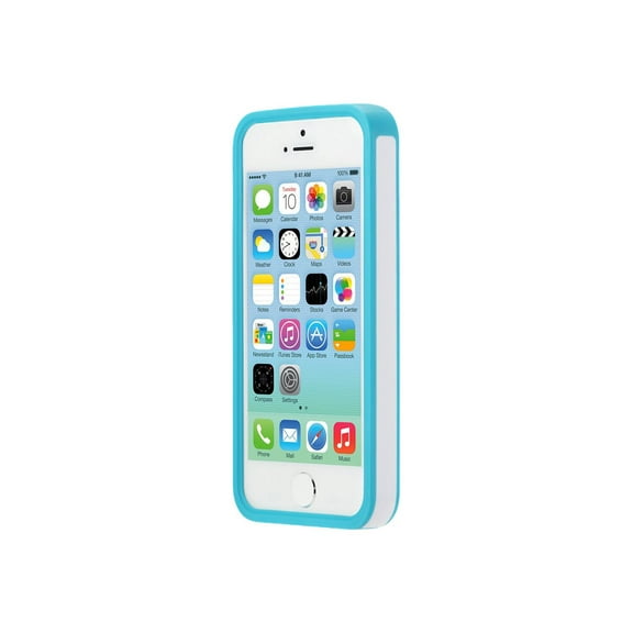 Agent 18 Shock - Back cover for cell phone - polycarbonate, thermoplastic polyurethane (TPU) - white/blue