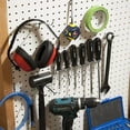 thumbnail image 2 of 80PCS Pegboard Hooks Assortment Home Store Storage Hooks Peg Board Tool Hanger Set Garage Kitchen Workshop Organizer Hooks, 2 of 7