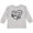 AC-Heather Grey, variant on I Love My Oma and Opa in Black Chalk Heart Boys or Girls Long Sleeve Toddler T-Shirt