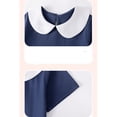 thumbnail image 3 of Bellafa Little Girl's Appliuqe Cotton Summer Dress Toddler Short Sleeve Tiered Swing A-Line Casual Sundress 2-7 Years, 3 of 7