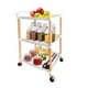 thumbnail image 1 of Carrito de Almacenamiento LUMO Auxiliar Bar Restaurante Multiusos Blanco, 1 of 7