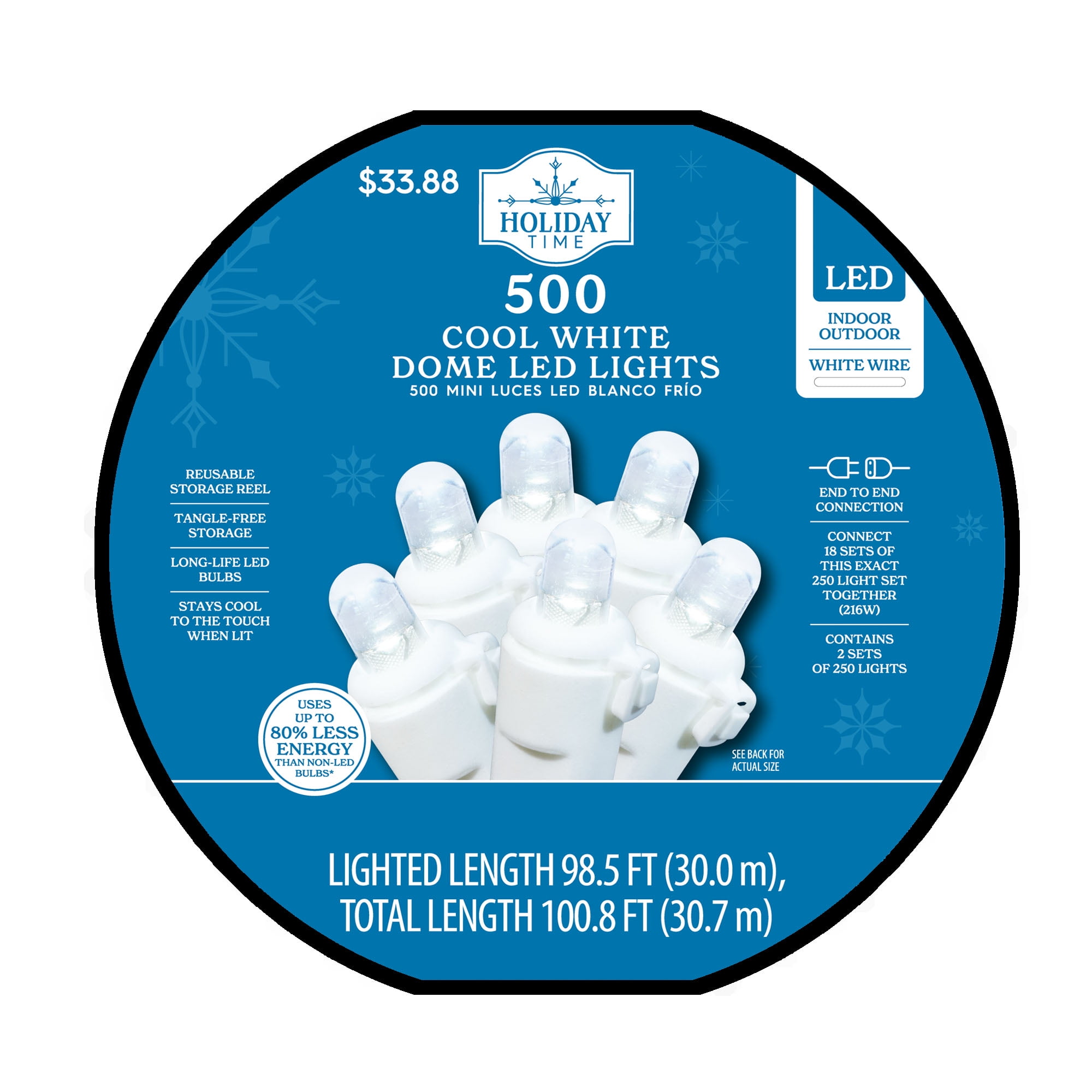 Holiday time 500 sale led mini lights
