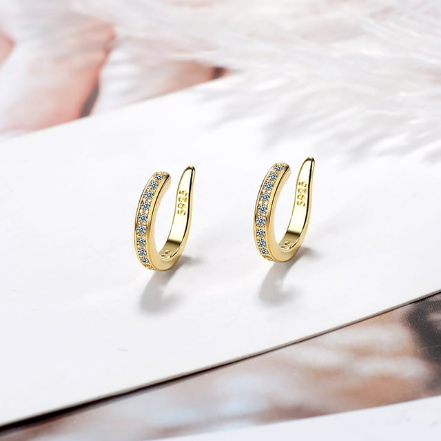 Simplistic Ear Clips For Women No Piercing Required Cartilage Clip Earrings Non Pierced Ear Jewelry Fashionable Comfortable Lightweight Design