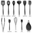 thumbnail image 2 of MegaChef Black 12 Piece Silicone Cooking Utensils, 2 of 7