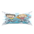 thumbnail image 3 of Children by Bike Queen Size Pillowcase Silky Smooth Finish Anti Wrinkle Design Easy Envelope Closure 20x30in, 3 of 9