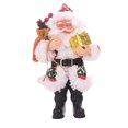 thumbnail image 1 of Moyic Muñeco colgante de Papá Noel de resina, regalo de Navidad, figurita, decoración de mesa, adorno de árbol de Navidad, regalo para niños, Kits de decoración para fiestas rojo verde Moyic HA0283-02B, 1 of 6