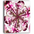thumbnail image 2 of Art Floral Numérique Parfait en Rose Foncé - Impression sur Toile Florale, 2 of 3