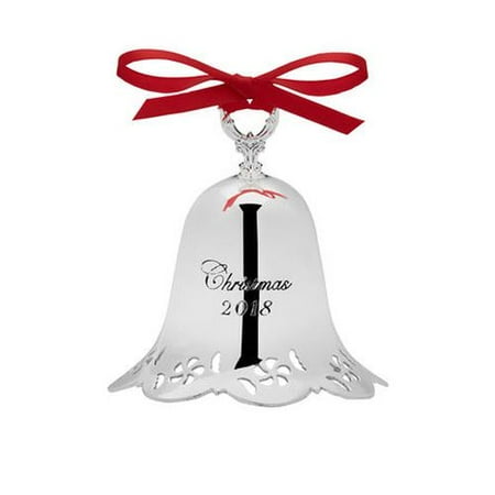 - Towle 2018 Silver-plate Pierced Bell Ornament- 39th Edition
